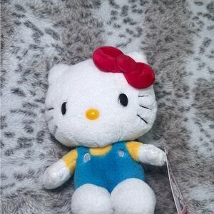 Mattel Hello Kitty Plush in White, Red, Blue & Yellow